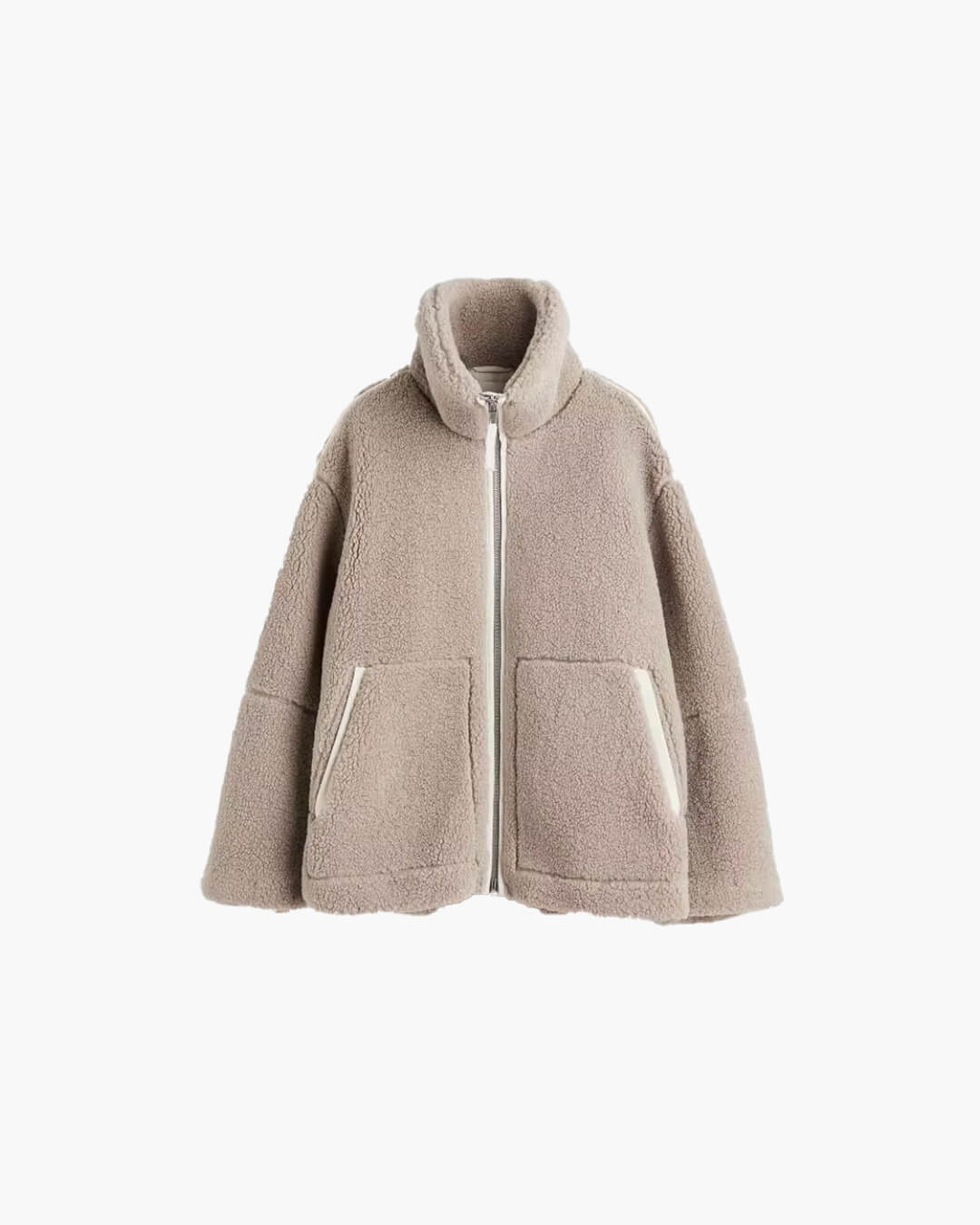 Chaqueta de borreguito con cremallera Tidy