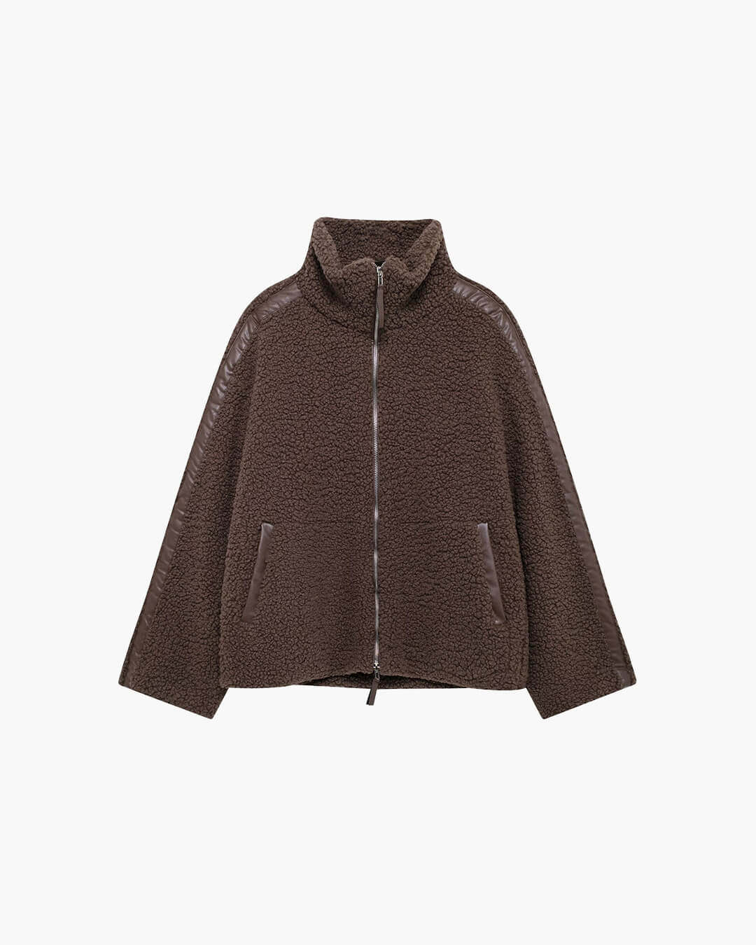 Chaqueta de borreguito con cremallera Tidy