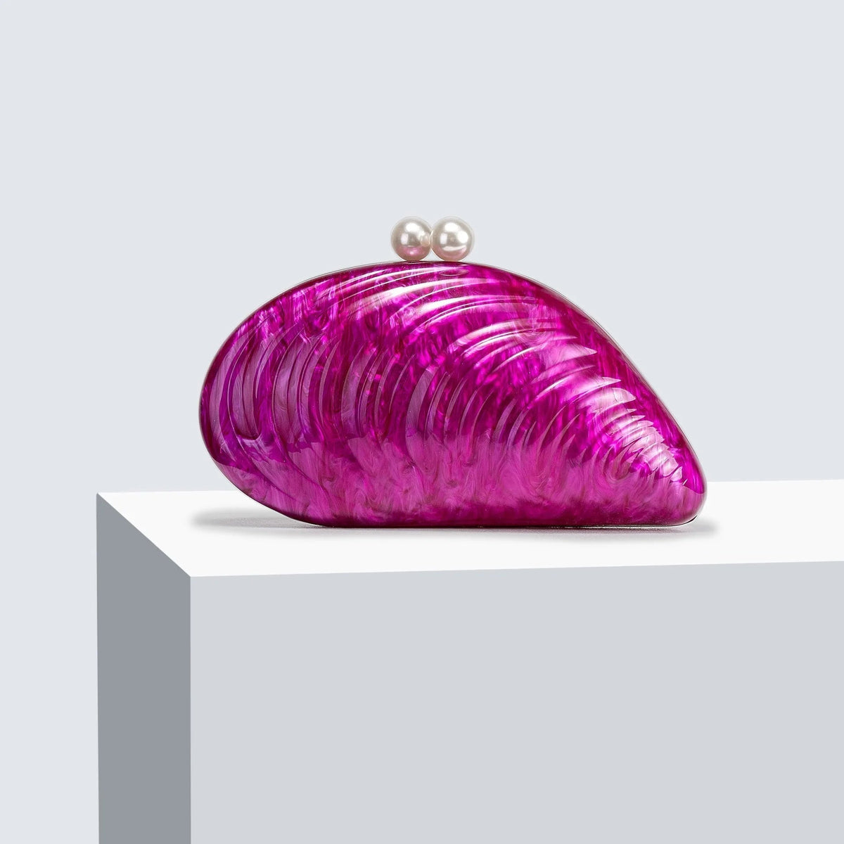 Valentina Shell-Shaped Clutch Purse