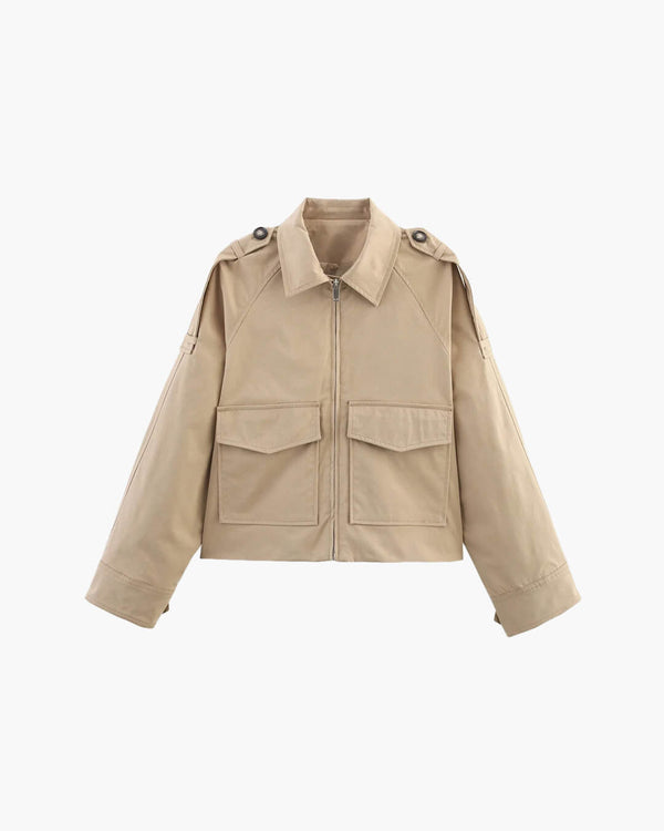 Chaqueta corta con bolsillos Valeria