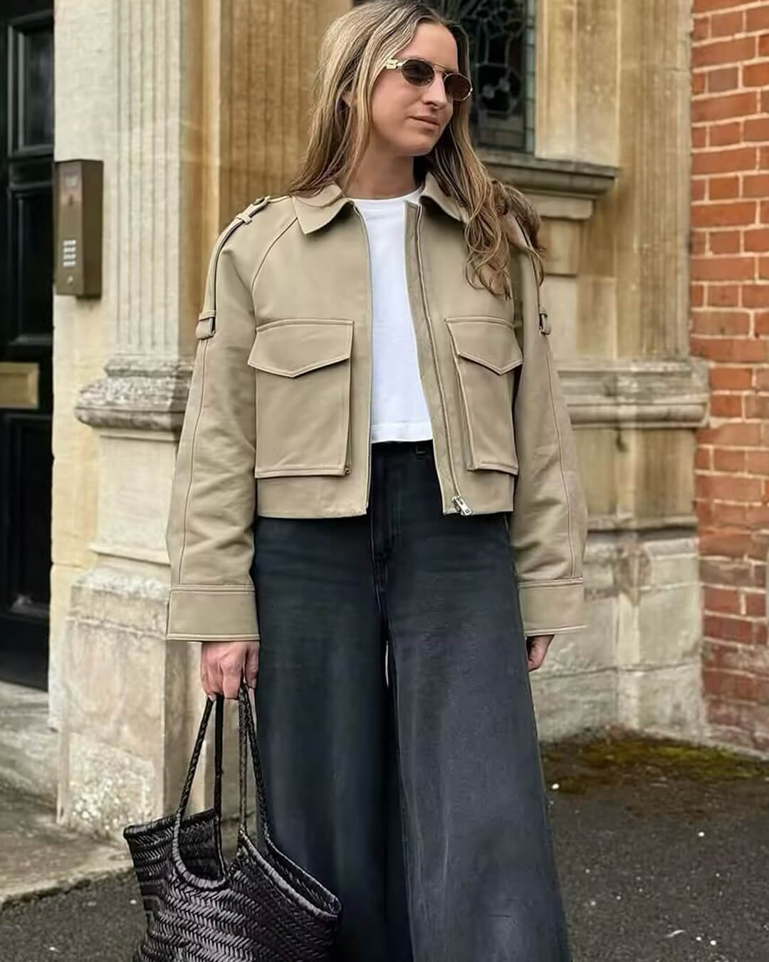 Chaqueta corta con bolsillos Valeria