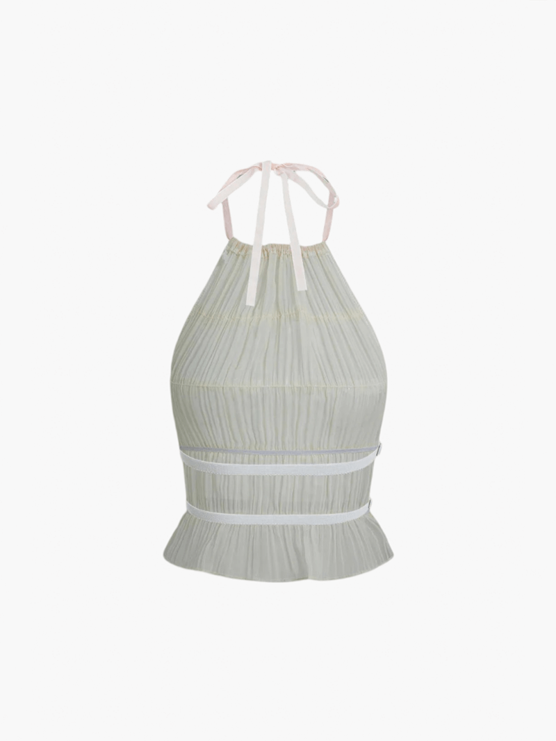 Conjunto de dos piezas Valerie con detalles de volantes