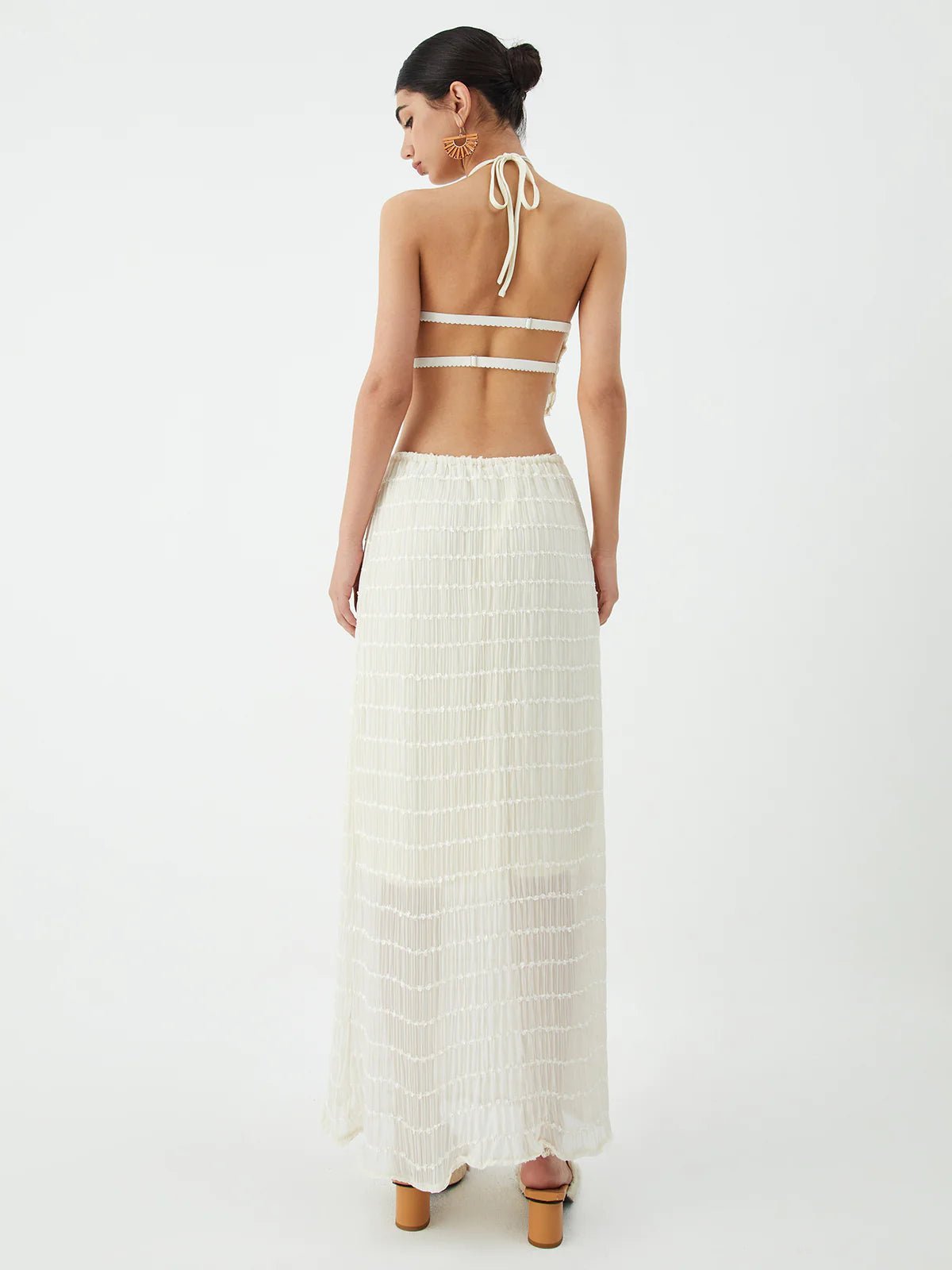 Conjunto de dos piezas Valerie con detalles de volantes
