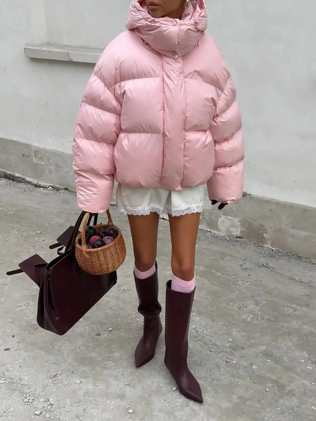 Chaqueta acolchada con capucha Vina