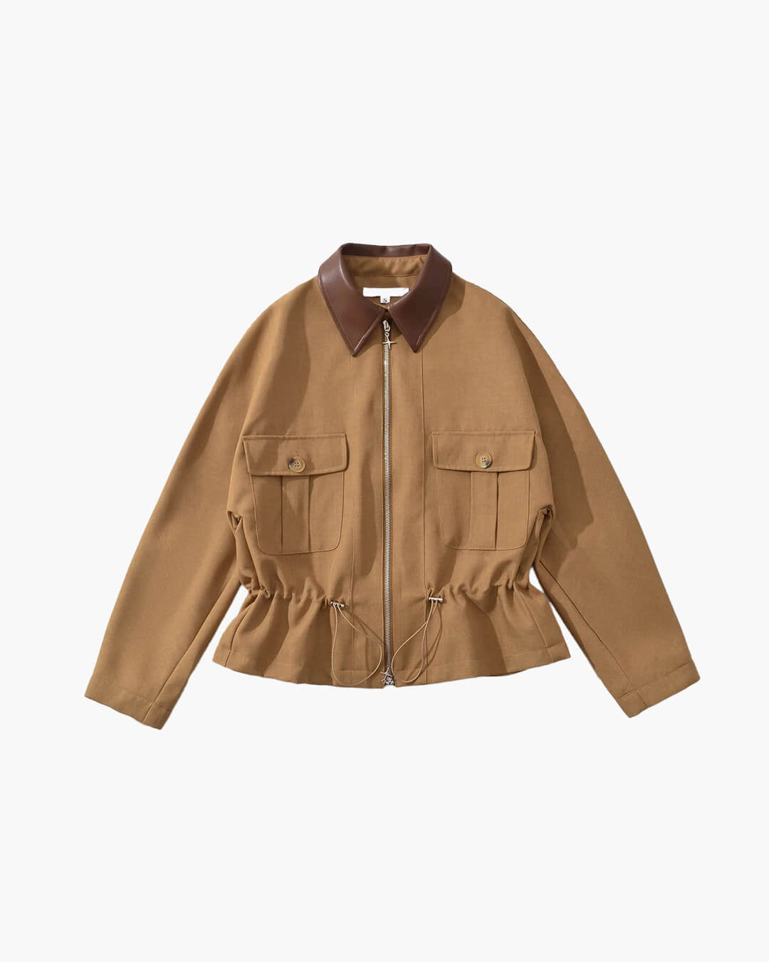 Chaqueta de manga murciélago con cordón Virginia