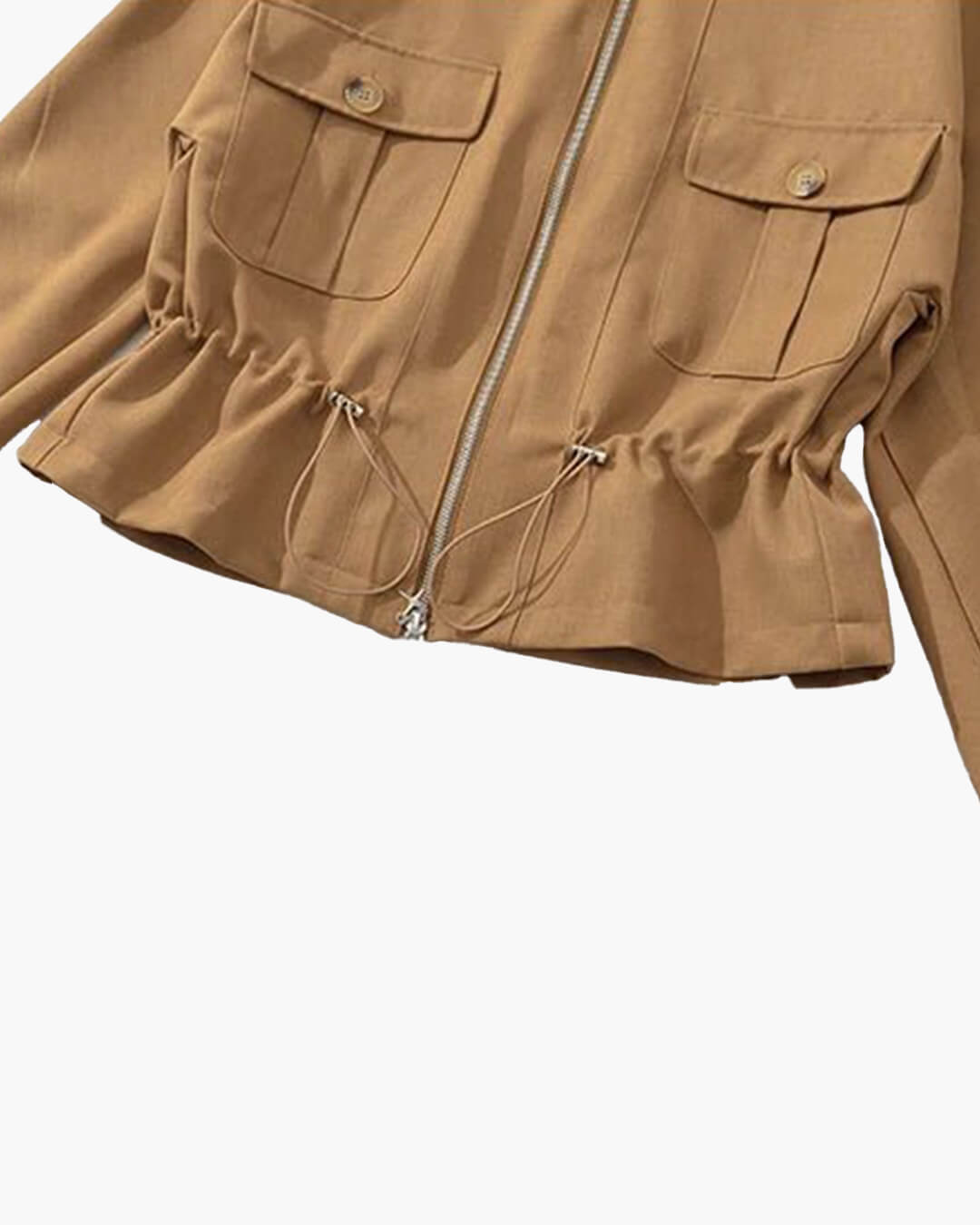 Chaqueta de manga murciélago con cordón Virginia