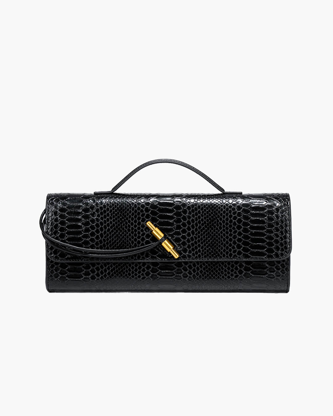 Bolso Vivienne con relieve de piel de cocodrilo