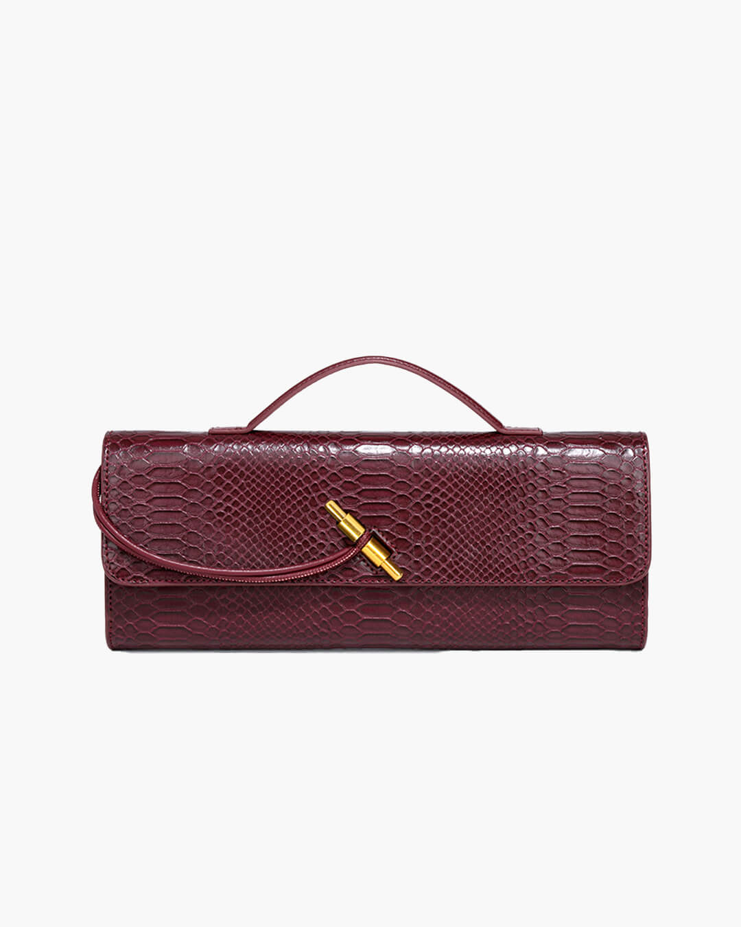 Bolso Vivienne con relieve de piel de cocodrilo