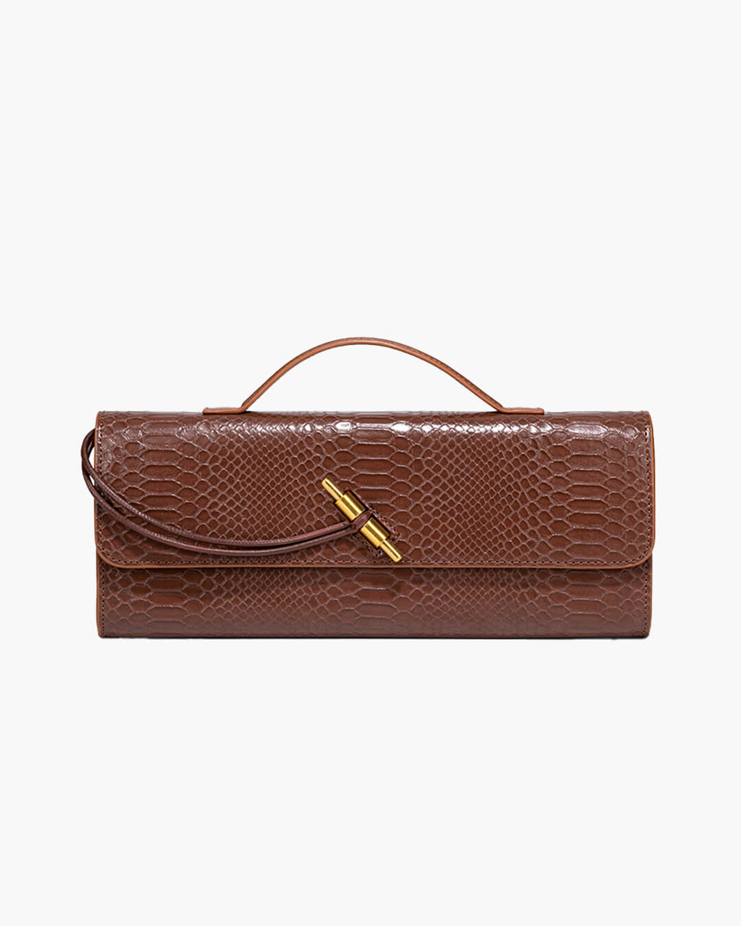 Bolso Vivienne con relieve de piel de cocodrilo