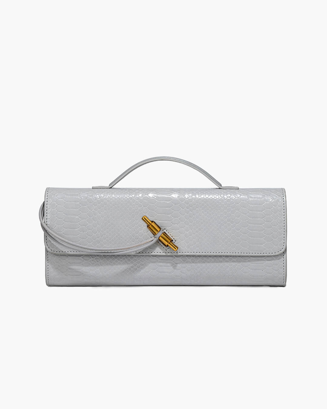 Bolso Vivienne con relieve de piel de cocodrilo