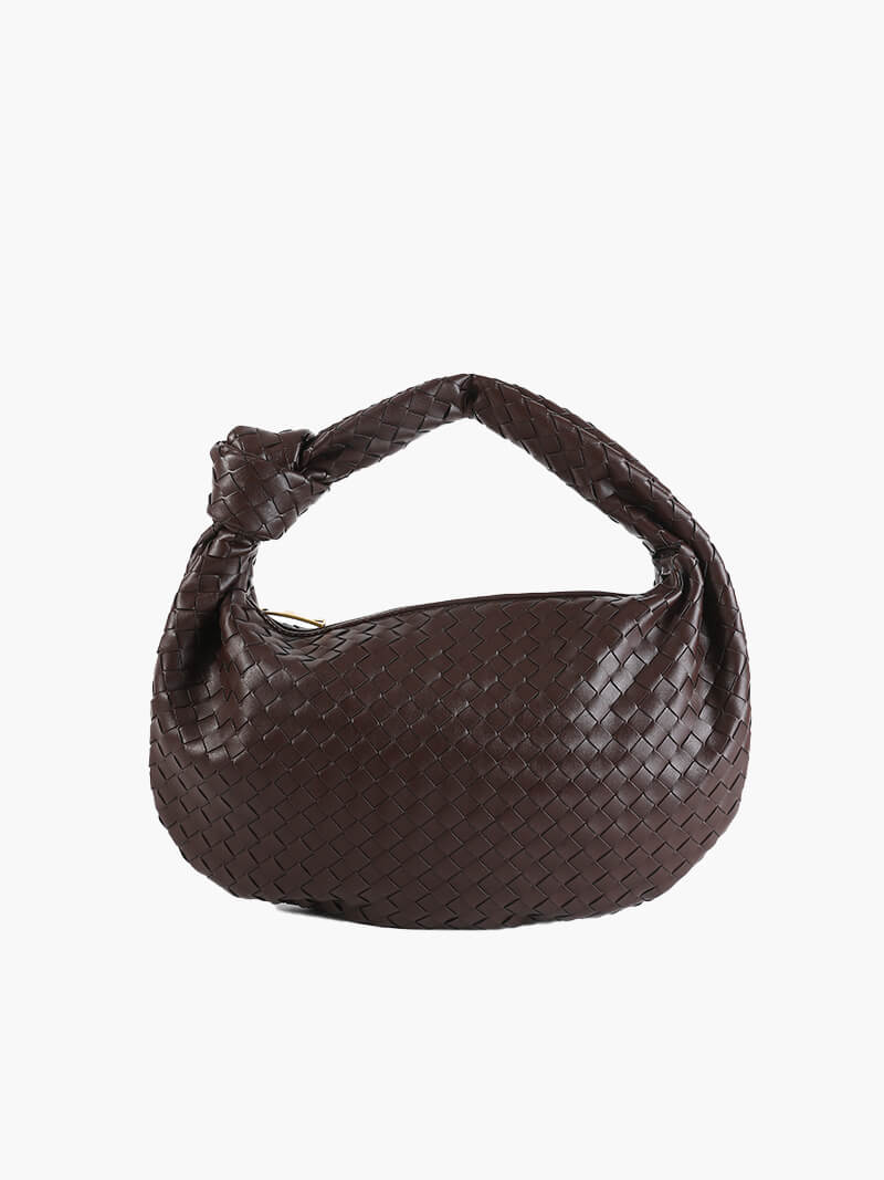 MAIE woven medium bag in coffee