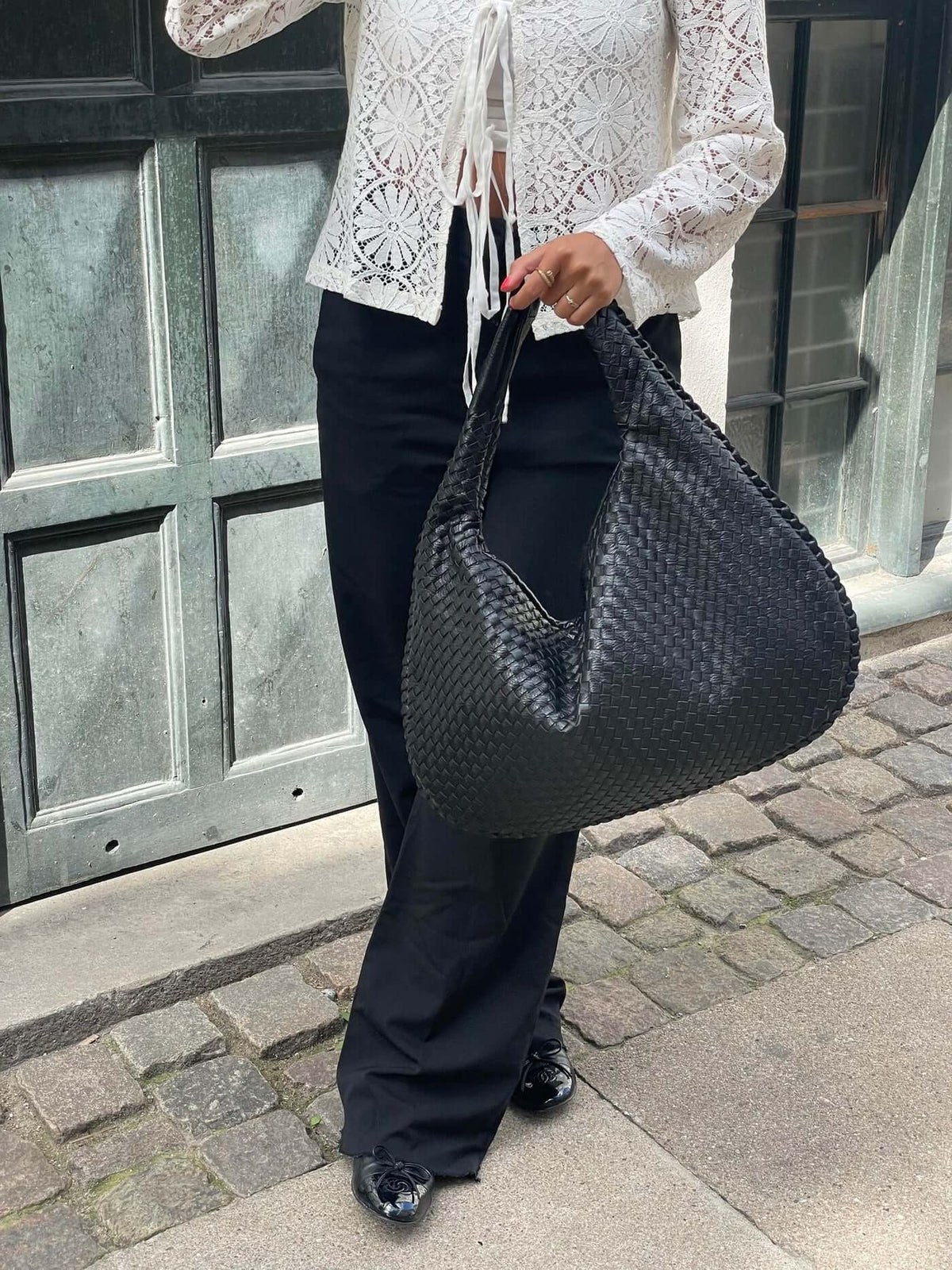 Bolso tejido XL