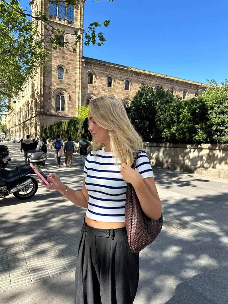 Bolso tejido XL