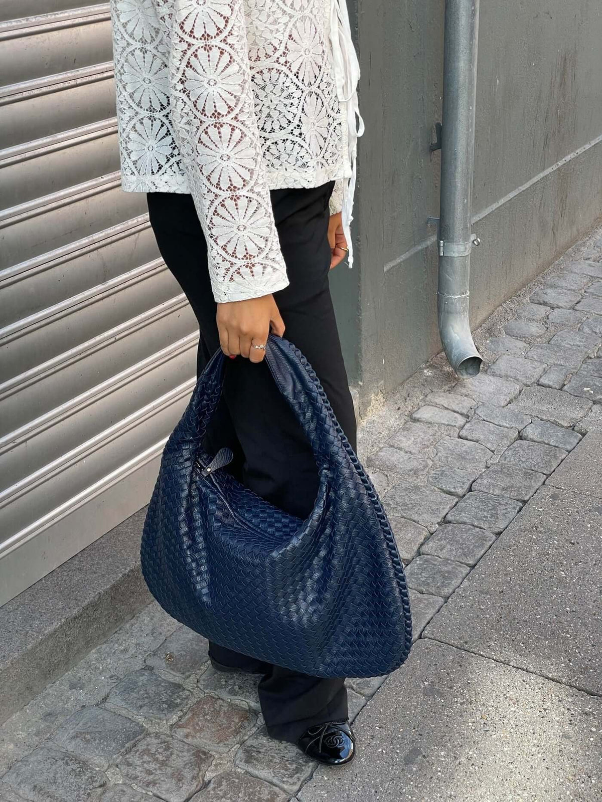 Bolso tejido XL