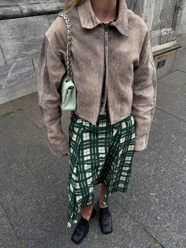 Ziva Tie-Dye Bomber Jacket